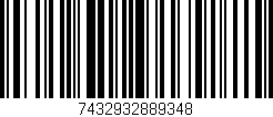 Código de barras (EAN, GTIN, SKU, ISBN): '7432932889348'