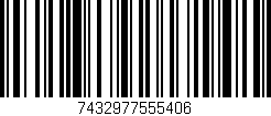 Código de barras (EAN, GTIN, SKU, ISBN): '7432977555406'