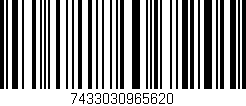 Código de barras (EAN, GTIN, SKU, ISBN): '7433030965620'