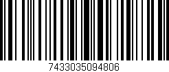 Código de barras (EAN, GTIN, SKU, ISBN): '7433035094806'