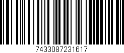 Código de barras (EAN, GTIN, SKU, ISBN): '7433087231617'