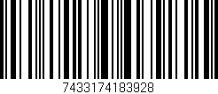 Código de barras (EAN, GTIN, SKU, ISBN): '7433174183928'