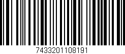 Código de barras (EAN, GTIN, SKU, ISBN): '7433201108191'