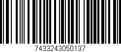 Código de barras (EAN, GTIN, SKU, ISBN): '7433243050137'