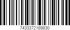 Código de barras (EAN, GTIN, SKU, ISBN): '7433372169830'