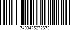 Código de barras (EAN, GTIN, SKU, ISBN): '7433475272673'