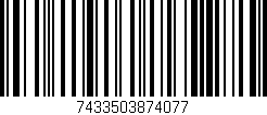 Código de barras (EAN, GTIN, SKU, ISBN): '7433503874077'