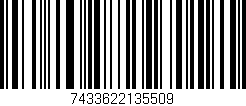 Código de barras (EAN, GTIN, SKU, ISBN): '7433622135509'