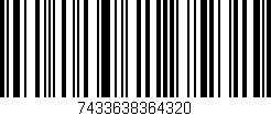 Código de barras (EAN, GTIN, SKU, ISBN): '7433638364320'