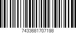 Código de barras (EAN, GTIN, SKU, ISBN): '7433681707198'