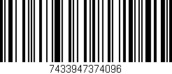 Código de barras (EAN, GTIN, SKU, ISBN): '7433947374096'