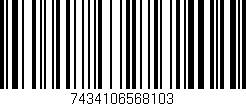 Código de barras (EAN, GTIN, SKU, ISBN): '7434106568103'