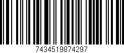 Código de barras (EAN, GTIN, SKU, ISBN): '7434519874297'