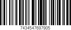 Código de barras (EAN, GTIN, SKU, ISBN): '7434547697905'