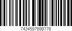 Código de barras (EAN, GTIN, SKU, ISBN): '7434597698778'