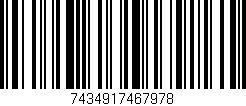 Código de barras (EAN, GTIN, SKU, ISBN): '7434917467978'