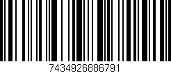 Código de barras (EAN, GTIN, SKU, ISBN): '7434926886791'