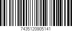 Código de barras (EAN, GTIN, SKU, ISBN): '7435120905141'