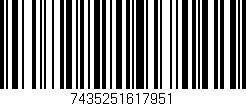 Código de barras (EAN, GTIN, SKU, ISBN): '7435251617951'