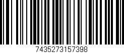 Código de barras (EAN, GTIN, SKU, ISBN): '7435273157398'