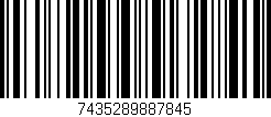 Código de barras (EAN, GTIN, SKU, ISBN): '7435289887845'
