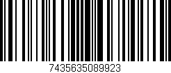 Código de barras (EAN, GTIN, SKU, ISBN): '7435635089923'
