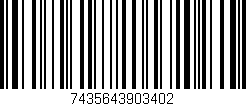 Código de barras (EAN, GTIN, SKU, ISBN): '7435643903402'