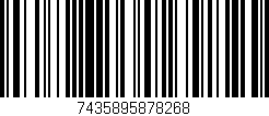 Código de barras (EAN, GTIN, SKU, ISBN): '7435895878268'