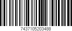 Código de barras (EAN, GTIN, SKU, ISBN): '7437105203488'