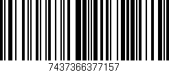 Código de barras (EAN, GTIN, SKU, ISBN): '7437366377157'