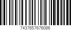 Código de barras (EAN, GTIN, SKU, ISBN): '7437657876086'