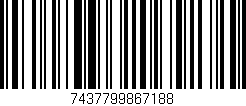 Código de barras (EAN, GTIN, SKU, ISBN): '7437799867188'