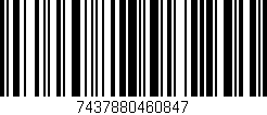 Código de barras (EAN, GTIN, SKU, ISBN): '7437880460847'