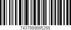 Código de barras (EAN, GTIN, SKU, ISBN): '7437889885269'