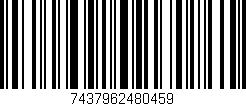 Código de barras (EAN, GTIN, SKU, ISBN): '7437962480459'