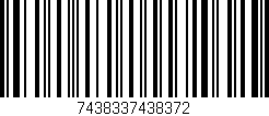 Código de barras (EAN, GTIN, SKU, ISBN): '7438337438372'
