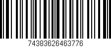 Código de barras (EAN, GTIN, SKU, ISBN): '74383626463776'