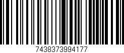 Código de barras (EAN, GTIN, SKU, ISBN): '7438373994177'