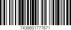 Código de barras (EAN, GTIN, SKU, ISBN): '7438601777671'
