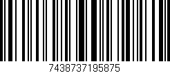 Código de barras (EAN, GTIN, SKU, ISBN): '7438737195875'