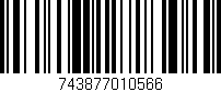 Código de barras (EAN, GTIN, SKU, ISBN): '743877010566'