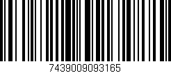Código de barras (EAN, GTIN, SKU, ISBN): '7439009093165'