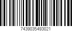 Código de barras (EAN, GTIN, SKU, ISBN): '7439035493021'