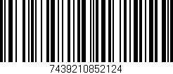 Código de barras (EAN, GTIN, SKU, ISBN): '7439210852124'