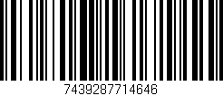 Código de barras (EAN, GTIN, SKU, ISBN): '7439287714646'