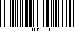 Código de barras (EAN, GTIN, SKU, ISBN): '7439313203731'