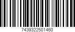 Código de barras (EAN, GTIN, SKU, ISBN): '7439322501460'