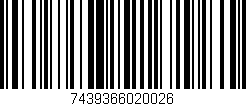 Código de barras (EAN, GTIN, SKU, ISBN): '7439366020026'