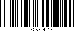 Código de barras (EAN, GTIN, SKU, ISBN): '7439435734717'