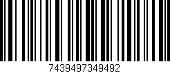 Código de barras (EAN, GTIN, SKU, ISBN): '7439497349492'